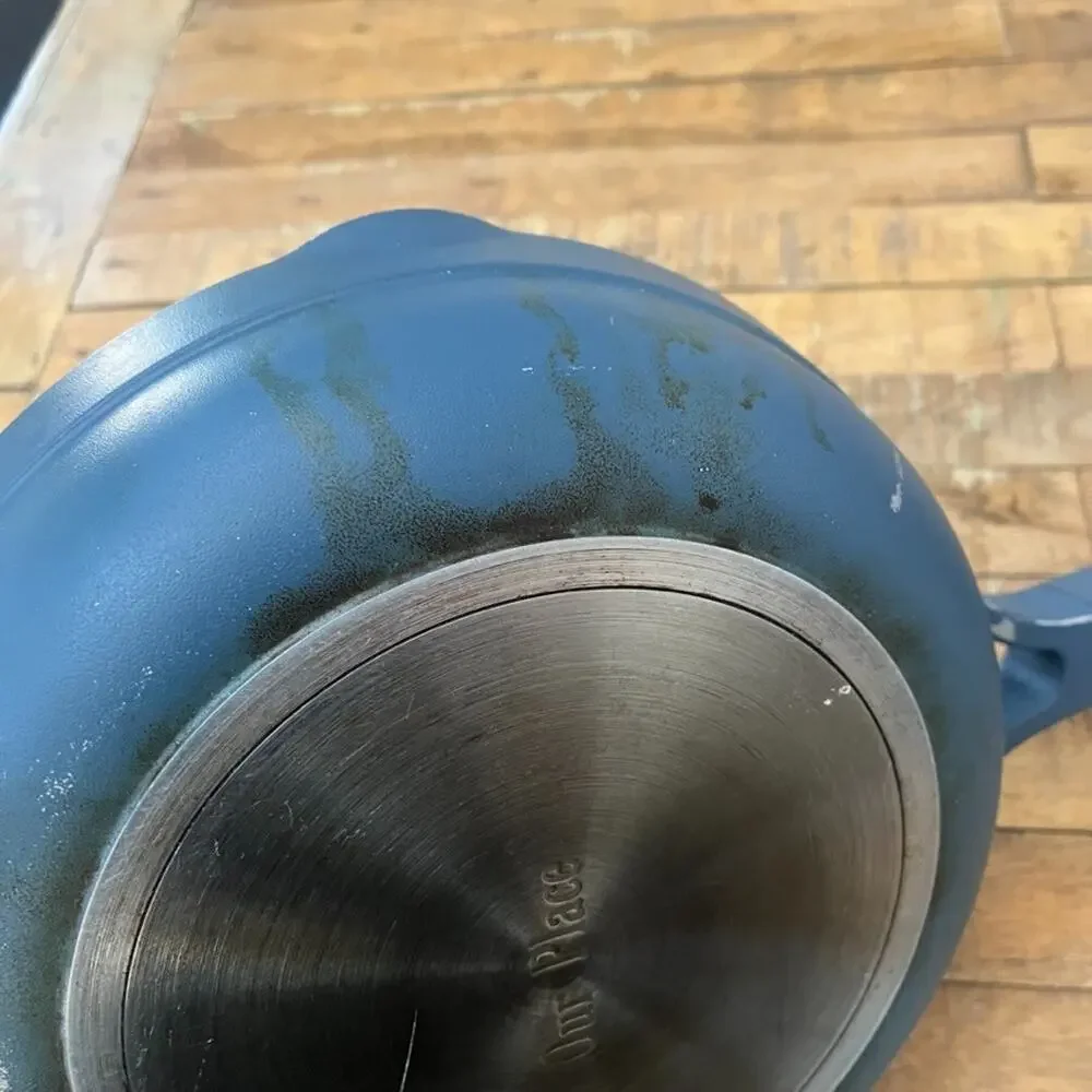 Our Place Always Pan Nonstick Cooking Pan Blue Salt Color Toxin-Free Ceramic